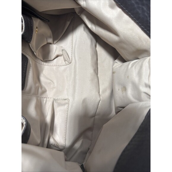 Cole Haan Purse Womens Pebbled Leather Shoulder Bag Bucket Studded Tote Handbag - Picture 16 of 16